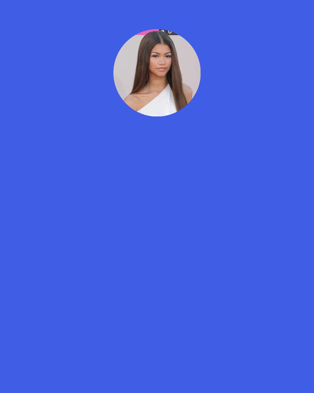 Zendaya: The price point and the quality are very rare. I don't want people thinking, "I got the look for less." I want them thinking, "I got the look!"