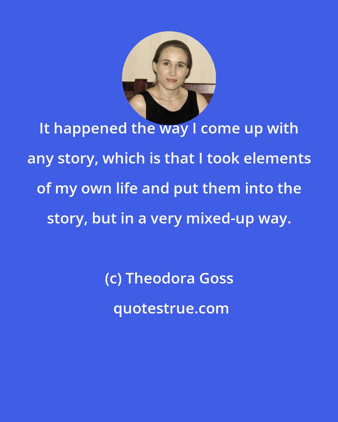 Theodora Goss: It happened the way I come up with any story, which is that I took elements of my own life and put them into the story, but in a very mixed-up way.