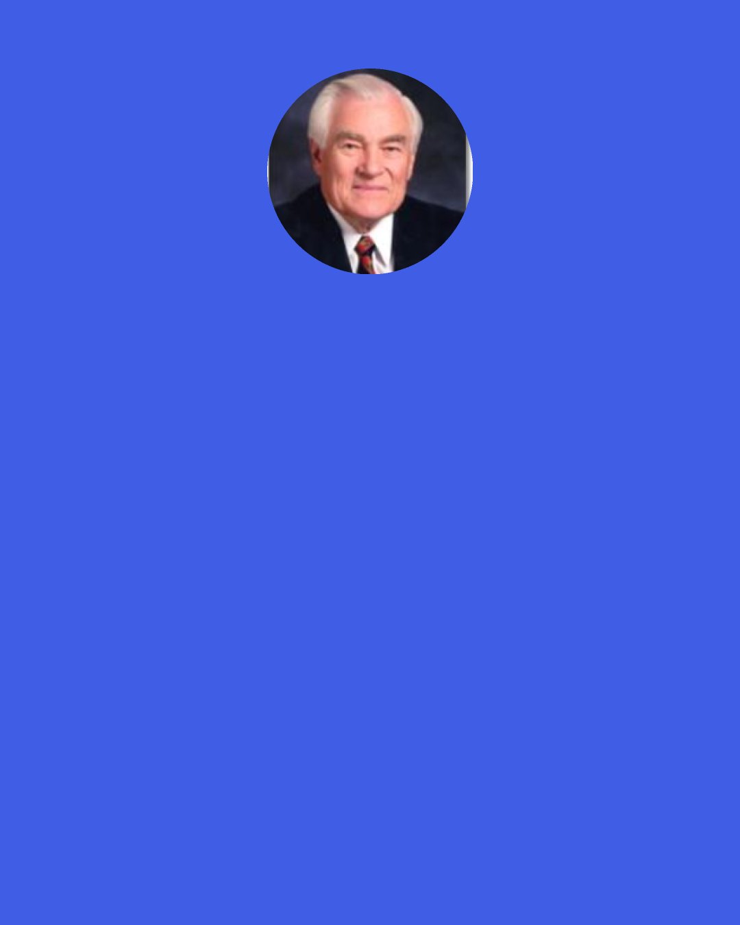 Joe J. Christensen: Maybe you have thought that doing... little kindnesses doesn't make much difference, but as Alma said, "By small and simple things are great things brought to pass."